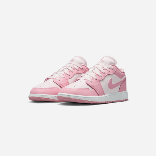 Nike Air Jordan 1 Low Medium Soft Pink White GS