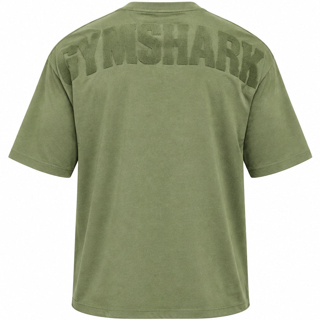 Power Washed Oversized T-Shirt - Grounded Green/Wash