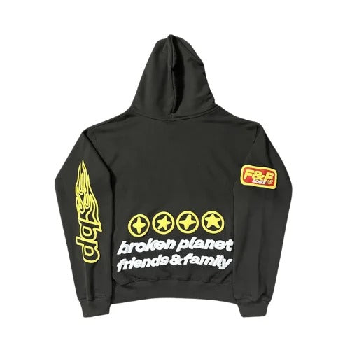Broken Planet Escape to the Future Hoodie Black