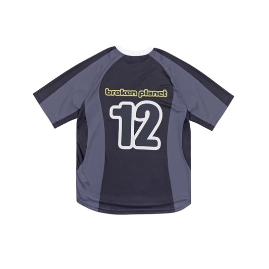 Broken Planet Men's Black and Grey T-shirt