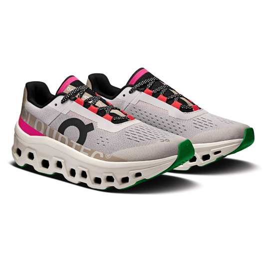 On Running Cloudmonster Womens Silver Ivory — ON CLOUD | Authentic India