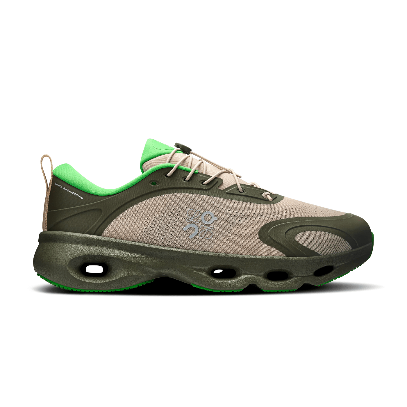 ON Running Cloudsolo Loewe Khaki Green Sand — ON CLOUD | Authentic India
