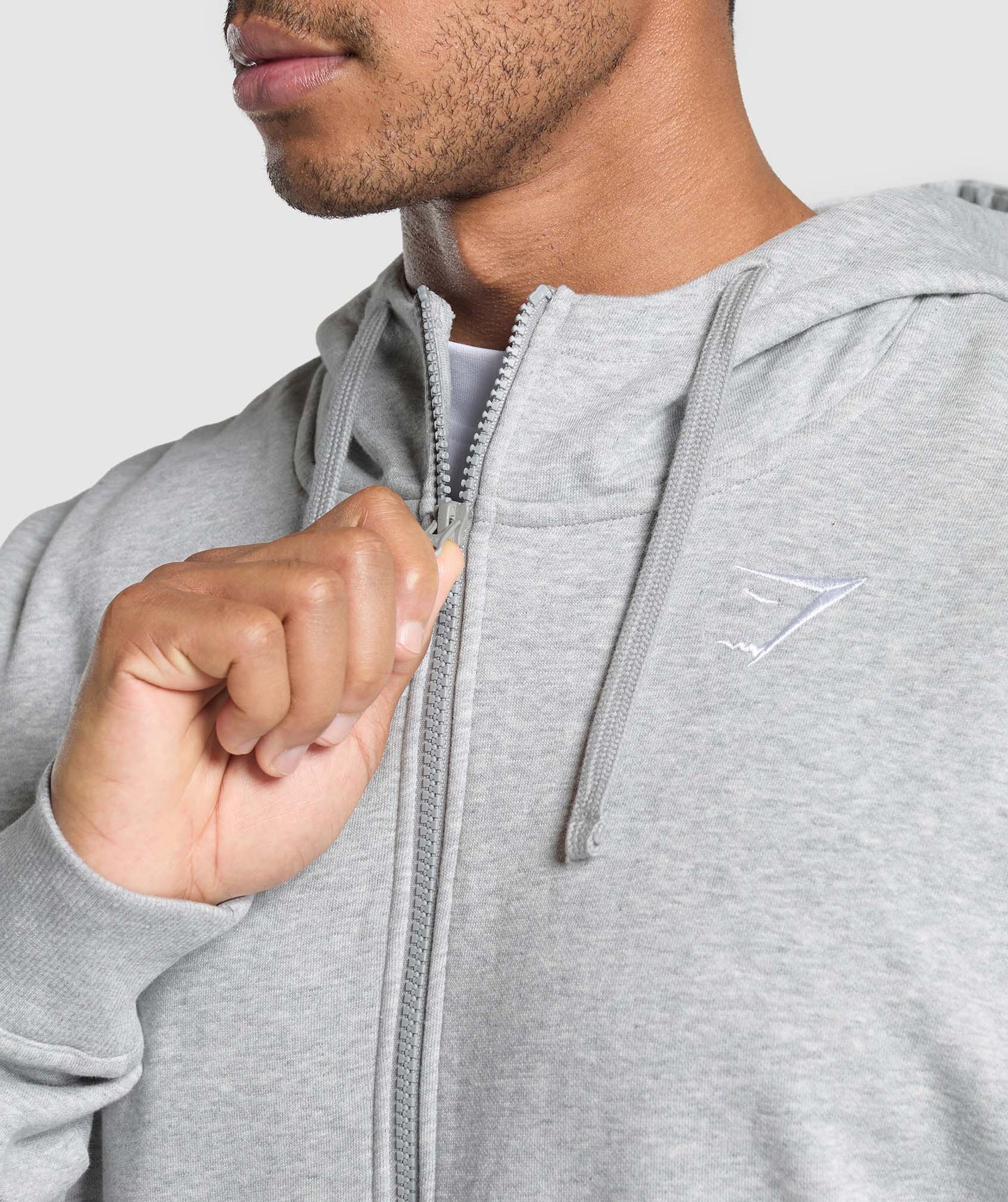 GYMSHARK Crest Oversized Zip Up Hoodie — Gymshark | Authentic India