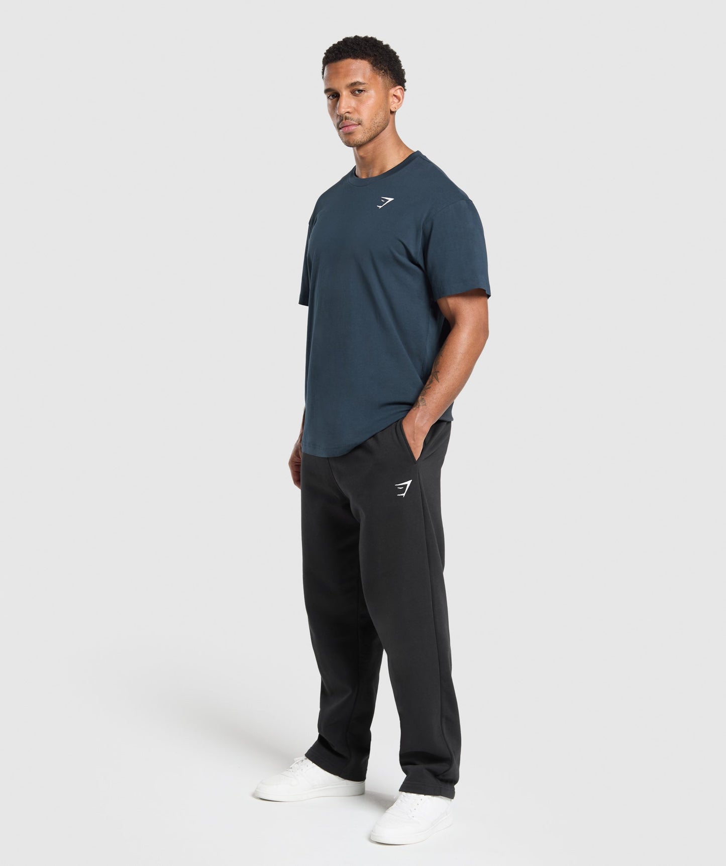 Gymshark Crest T-Shirt Navy — Gymshark | Authentic India