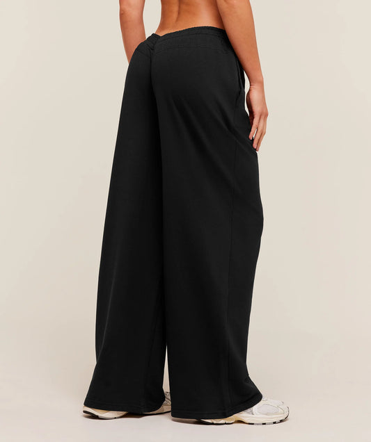 GYMSHARK Lifting Dipped Waistband Pants Black