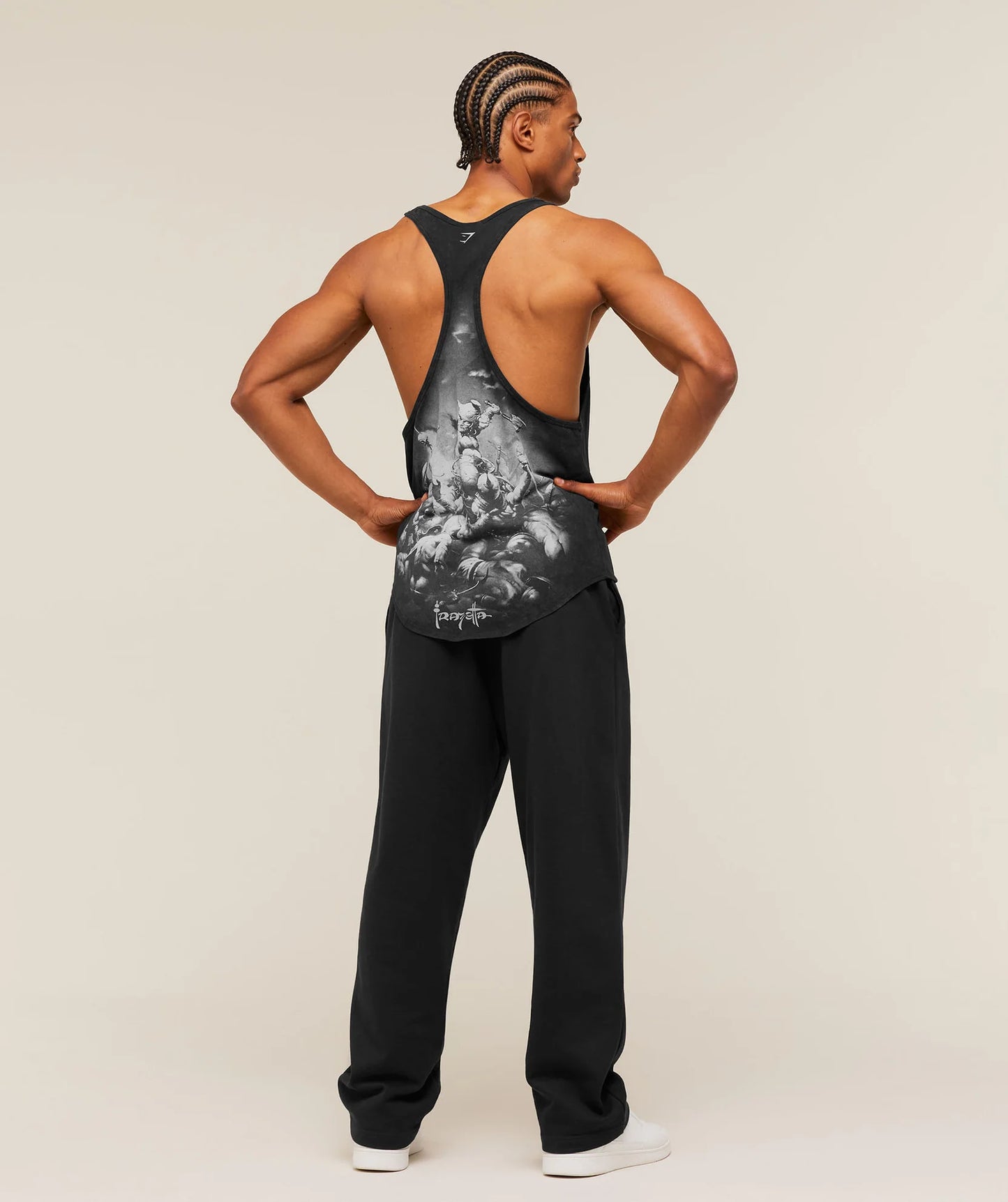 Gymshark x Frazetta Power Stringer Black