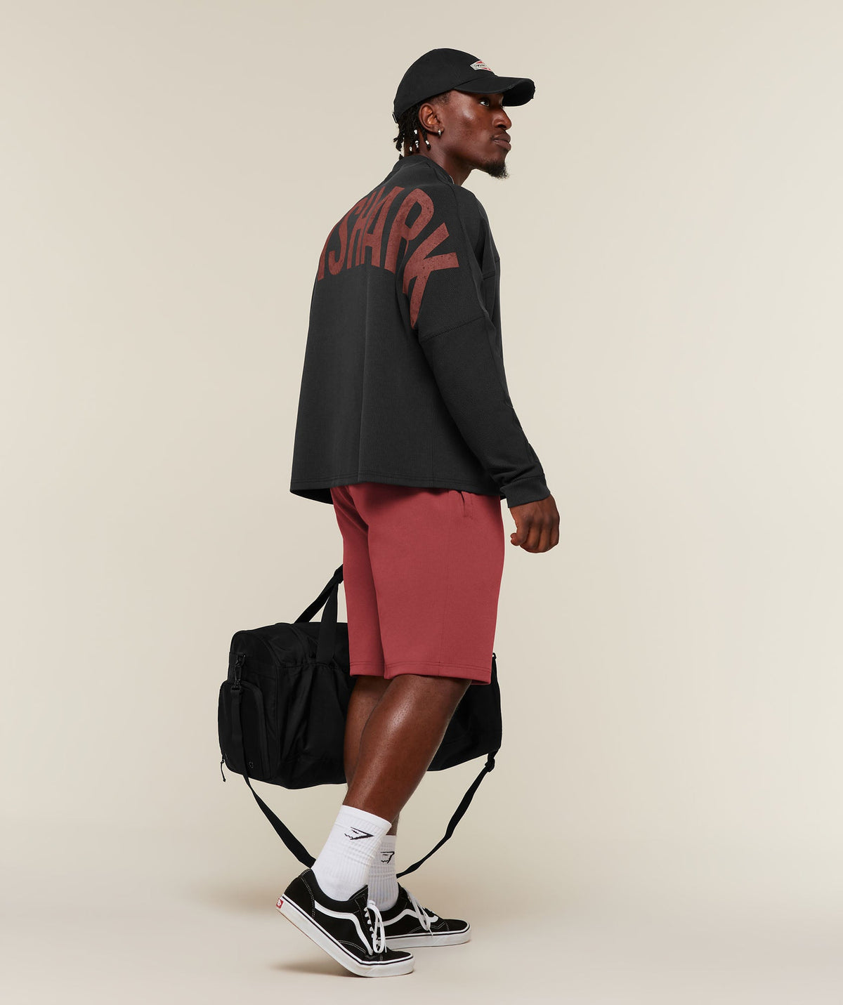 GYMSHARK X SAM SULEK SHORTS - Rust Red