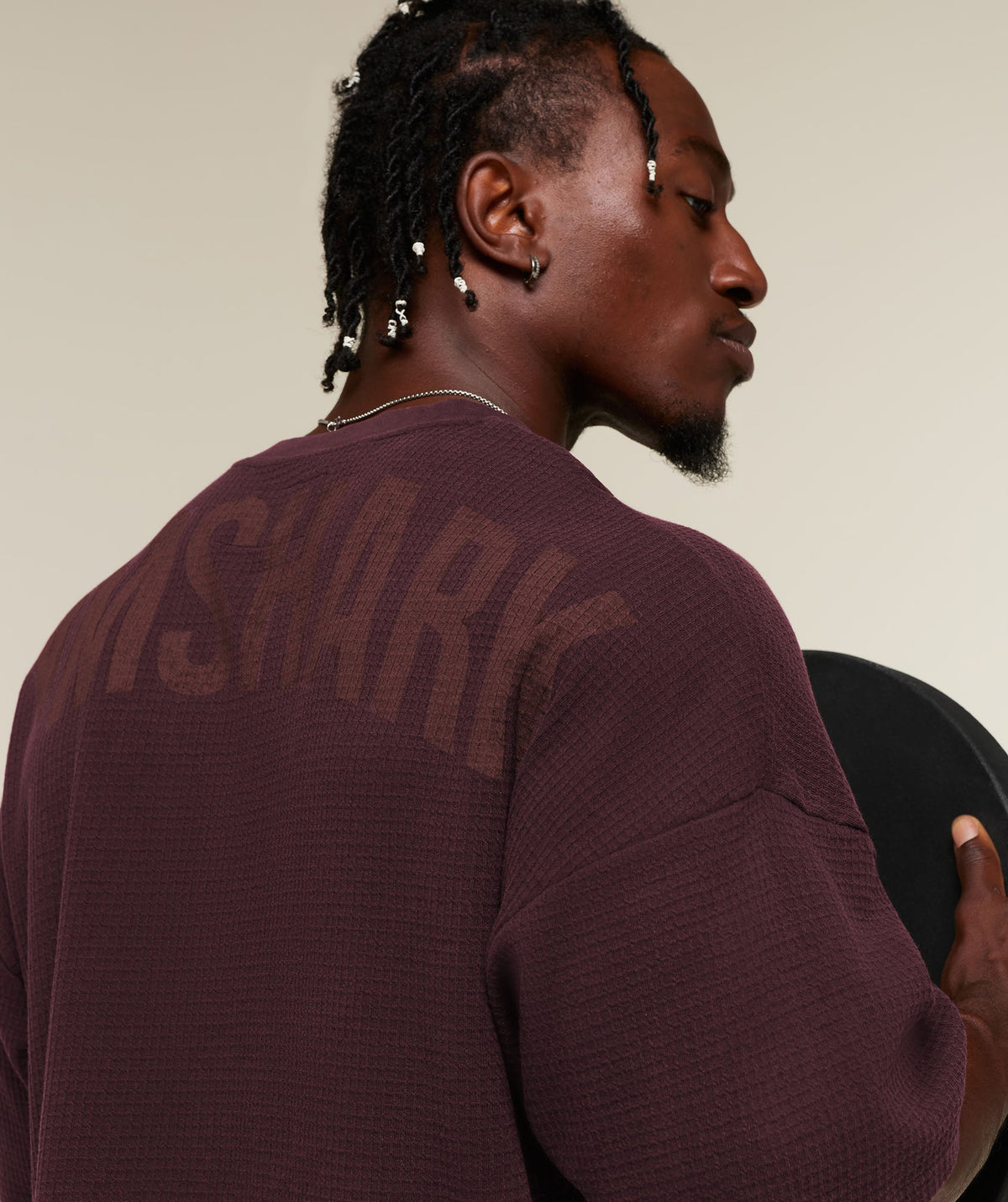 GYMSHARK X SAM SULEK T-SHIRT - Cherry Purple/Wash