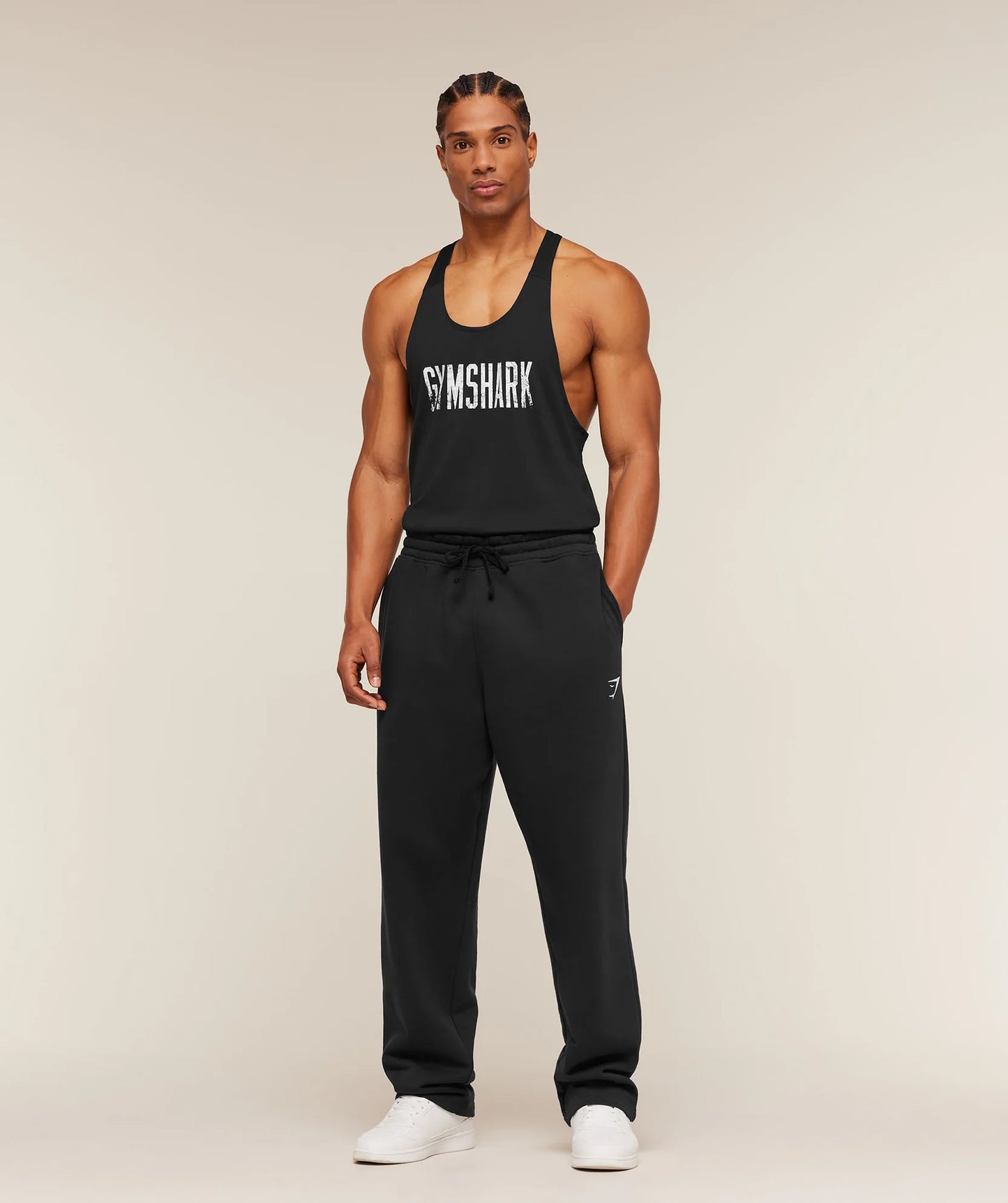 GYMSHARK Accent Tank Black