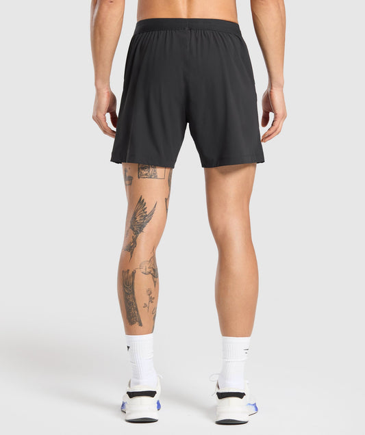 Gymshark Hybrid 6" Shorts Black