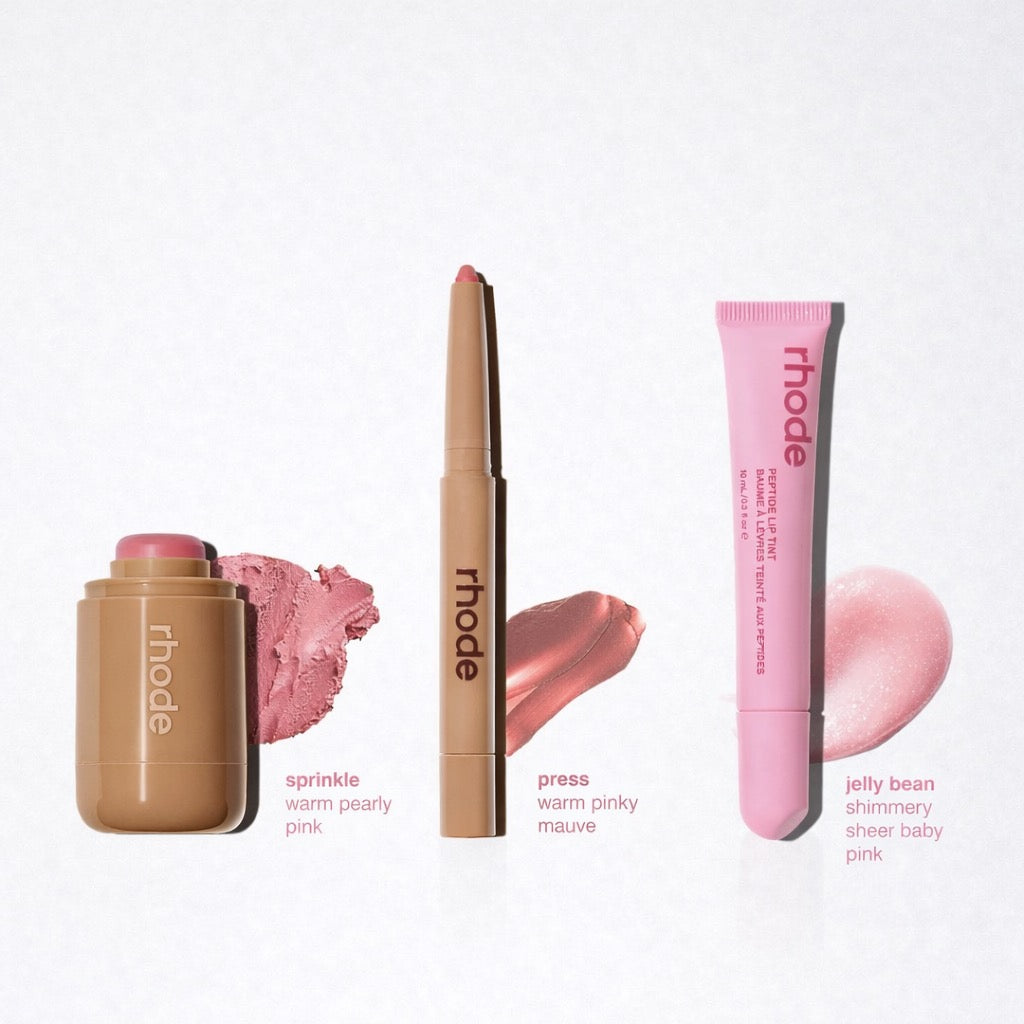 RHODE The Edits- Sprinkle, Press, Jelly Bean