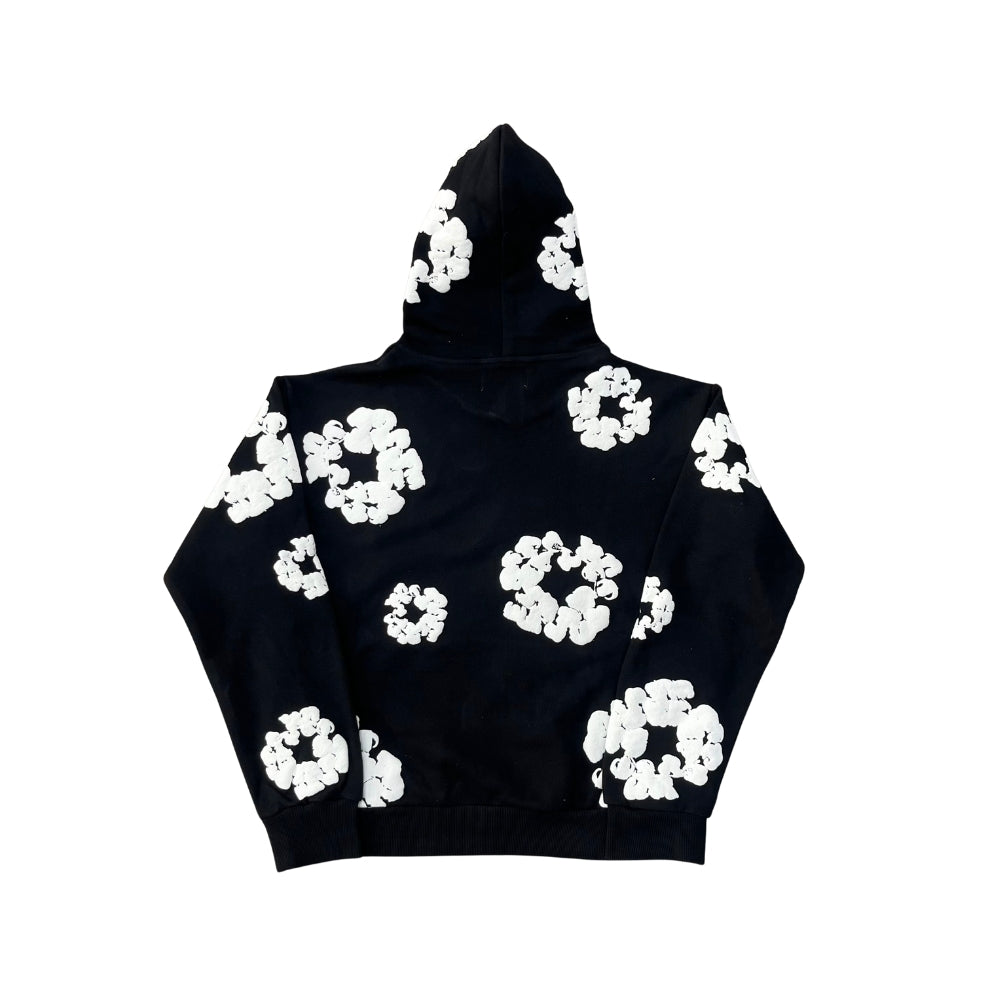 Jual Denim Tears The Cotton Wreath Black Hoodie
