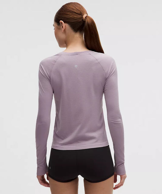 LULULEMON Swiftly Tech Long-Sleeve Shirt 2.0 Lotus Lavender — LULULEMON | Authentic India