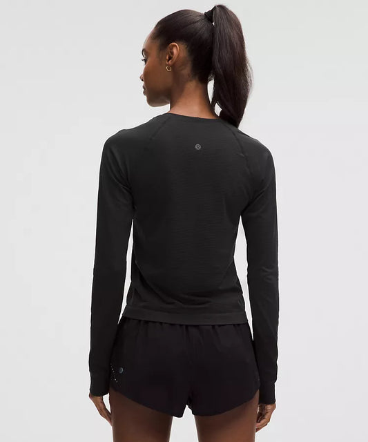 LULULEMON Swiftly Tech Long-Sleeve Shirt 2.0 Black — LULULEMON | Authentic India