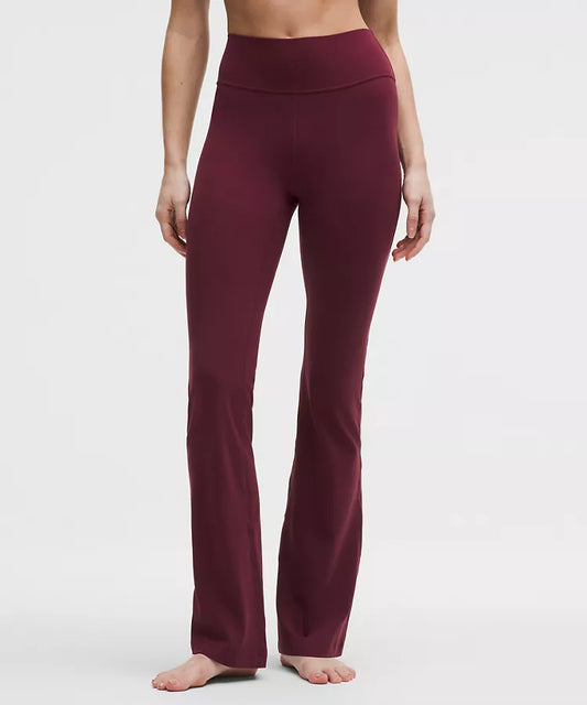 LULULEMON Groove Nulu High-Rise Flared Pant Burgundy Bay — LULULEMON | Authentic India