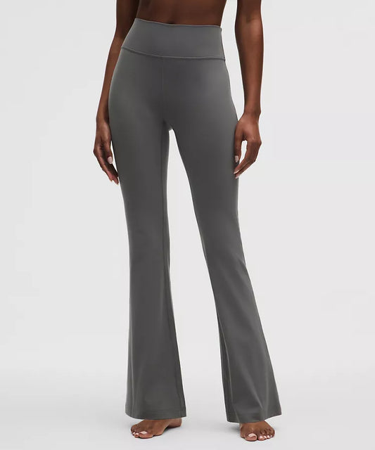 LULULEMON Groove Nulu High-Rise Flared Pant Oynx Grey — LULULEMON | Authentic India