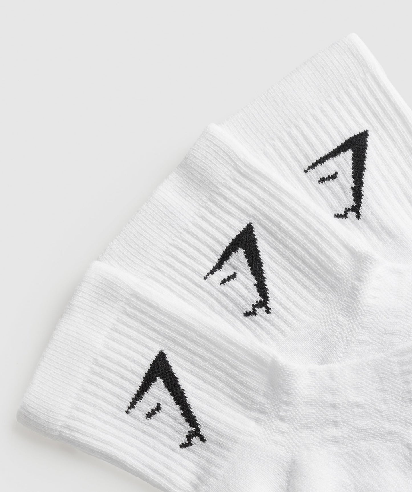 Gymshark Midi 3Pk Socks White