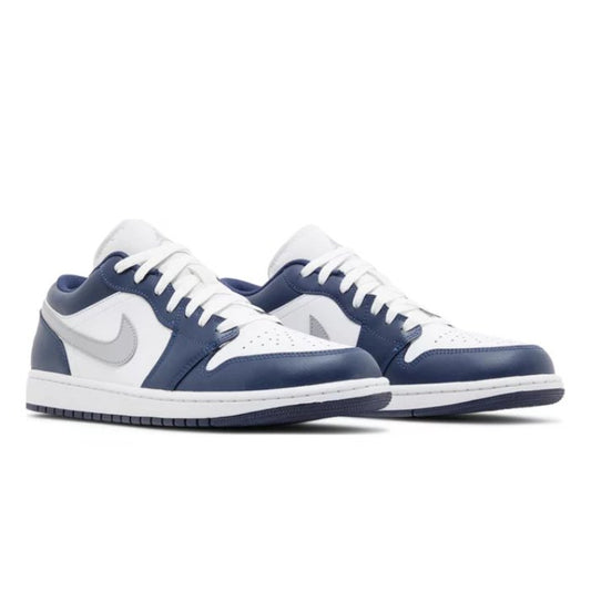 Jordan 1 Low Wolf Grey Midnight Navy