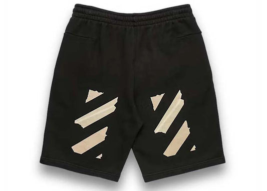 Off-White Tape Arrows Sweatshorts Black