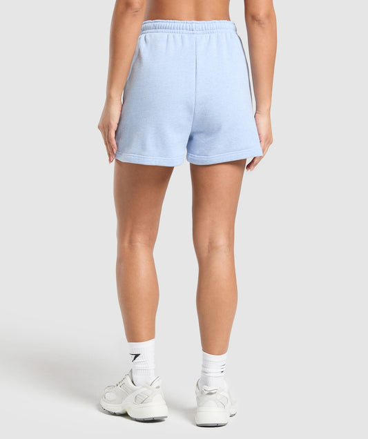 Women's Gymshark Rest Day Sweats 2.0 Shorts Blue Marl — Gymshark | Authentic India