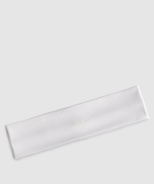 Women's Gymshark Straight Headband White