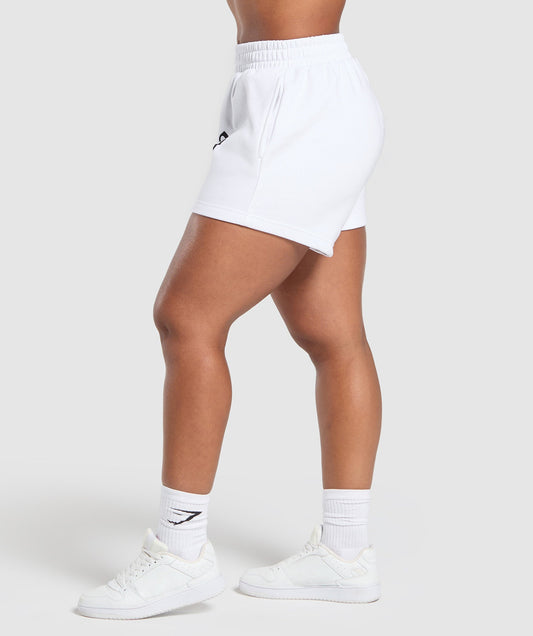 Women's Gymshark Strength Department Graphic Shorts White — Gymshark | Authentic India