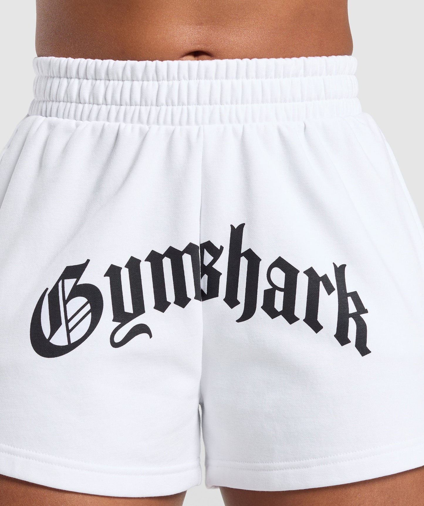 Women's Gymshark Strength Department Graphic Shorts White — Gymshark | Authentic India