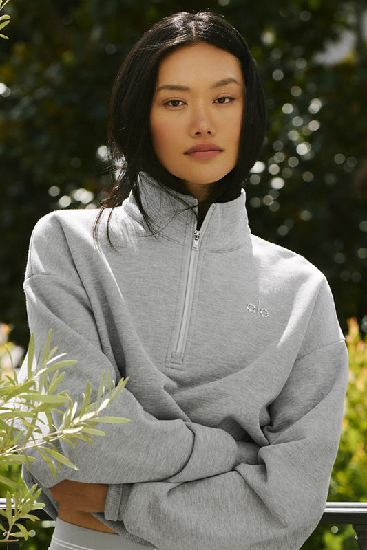 Accolade 1/4 Zip Pullover - Athletic Heather Grey