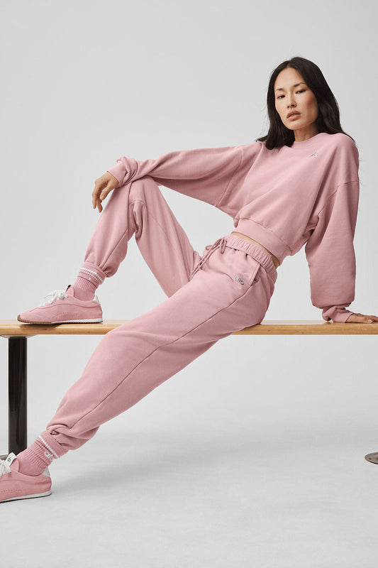 Accolade Sweatpant - Vintage Pink — Alo Yoga | Authentic India
