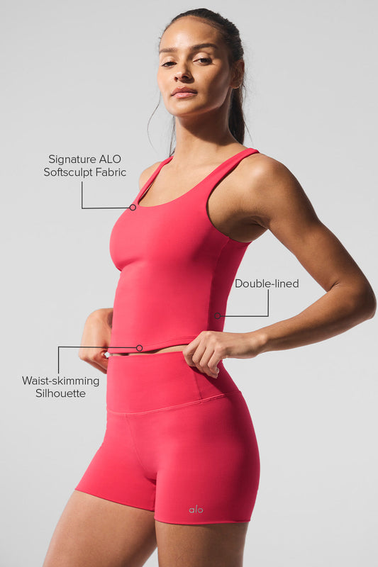 Alo Softsculpt Precision Tank - Candy Red