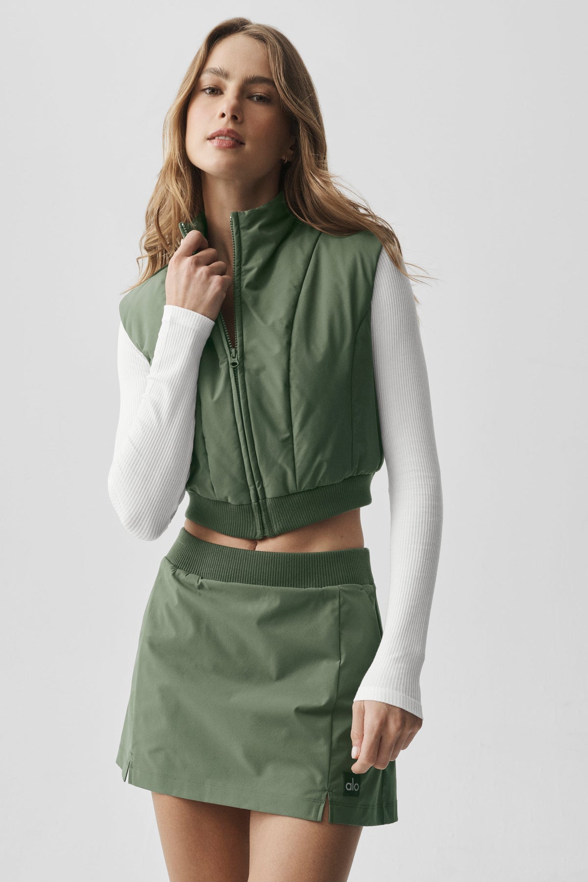 Momentum Skirt - Bamboo Green