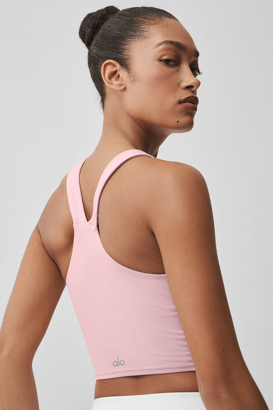 Airbrush Real Bra Tank - Vintage Pink