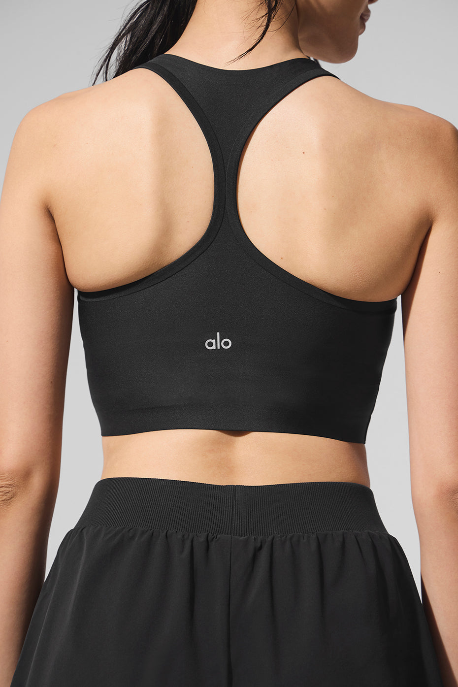 Airlift Super Sleek Bra Tank - Black — Alo Yoga | Authentic India
