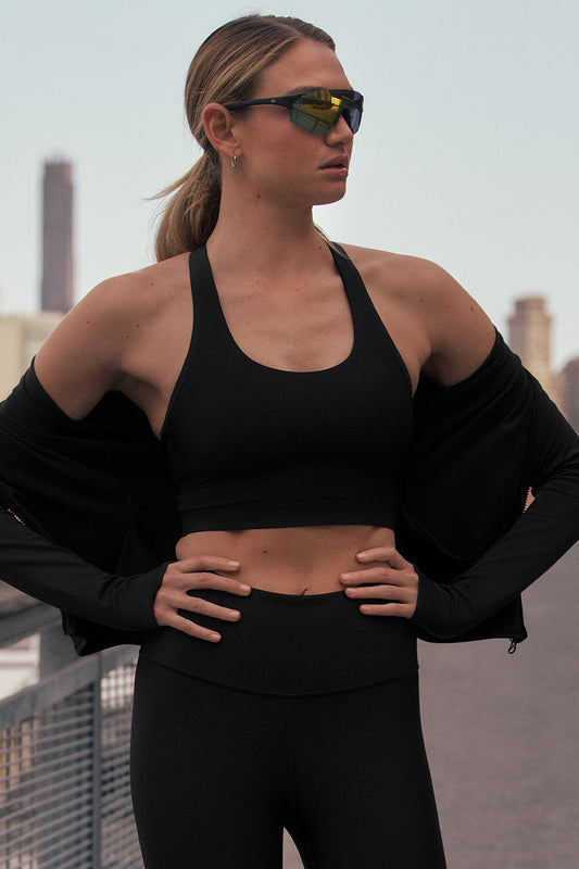 Airlift Super Sleek Bra Tank - Black — Alo Yoga | Authentic India