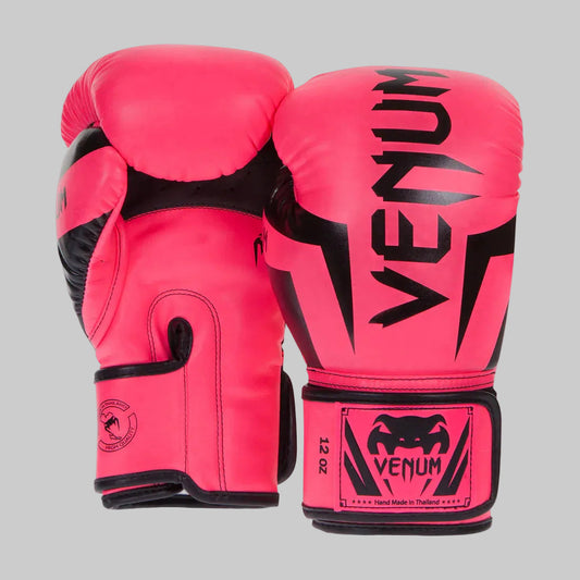 Venum Elite Boxing Gloves-Rose/Black — VENUM | Authentic India