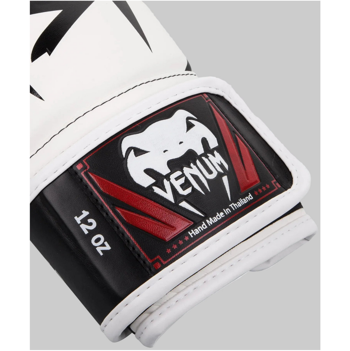Venum Elite Boxing Gloves-White/Black/Red — VENUM | Authentic India