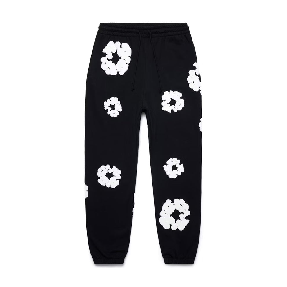 Denim Tears The Cotton Wreath Sweatpants Black