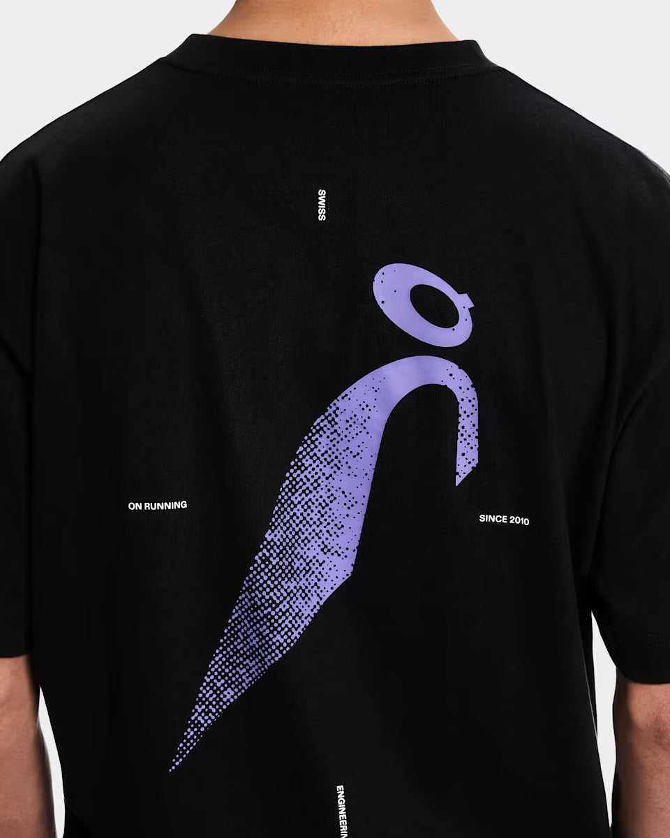 ON Club-T Rhythm Black — ON CLOTHING | Authentic India