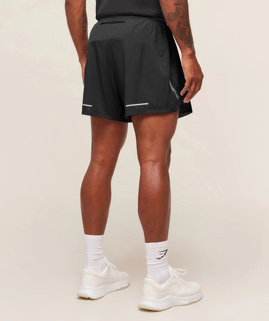 GYM SHARK Running Short 6 Shorts Black — Gymshark | Authentic India