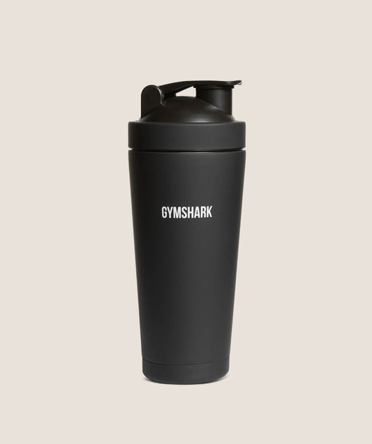Women's Gymshark Matte Metal Shaker Black
