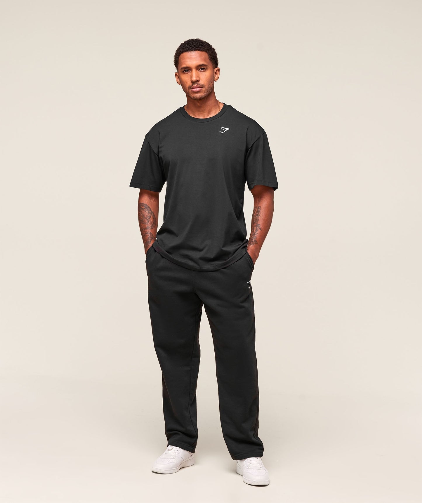 Gymshark Essential Oversized T-Shirt Black — Gymshark | Authentic India