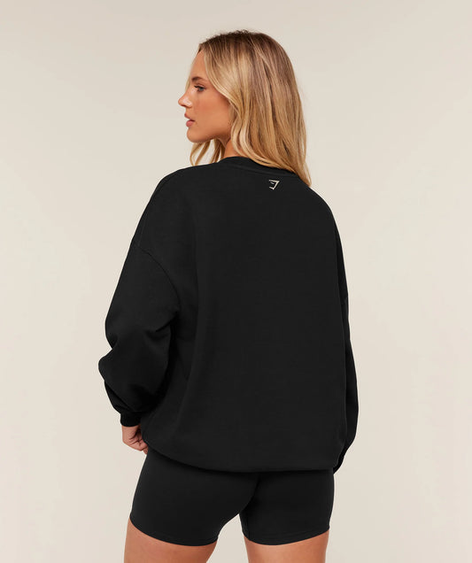 GYMSHARK Collegiate Graphic Crew Neck Pullover — Gymshark | Authentic India