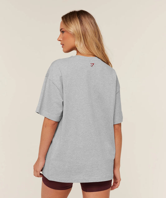 GYMSHARK Collegiate Graphic T-Shirt — Gymshark | Authentic India
