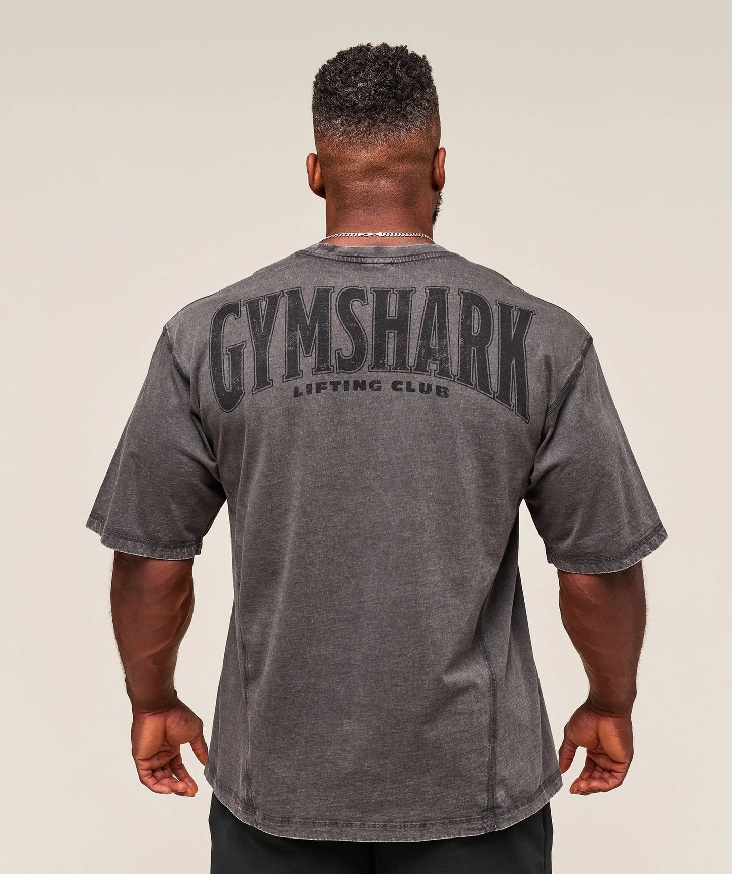 GYMSHARK Heritage Washed T-Shirt Onyx Grey — GYMSHARK S | Authentic India