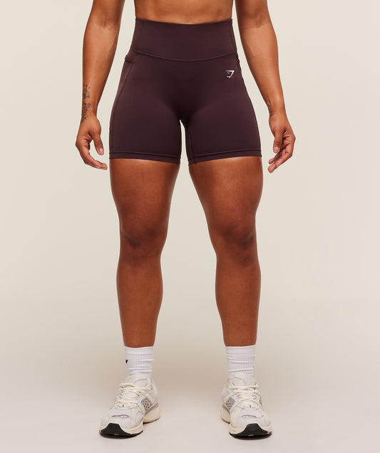Women's Gymshark Lifting Pocket Shorts Cherry Purple — Gymshark | Authentic India