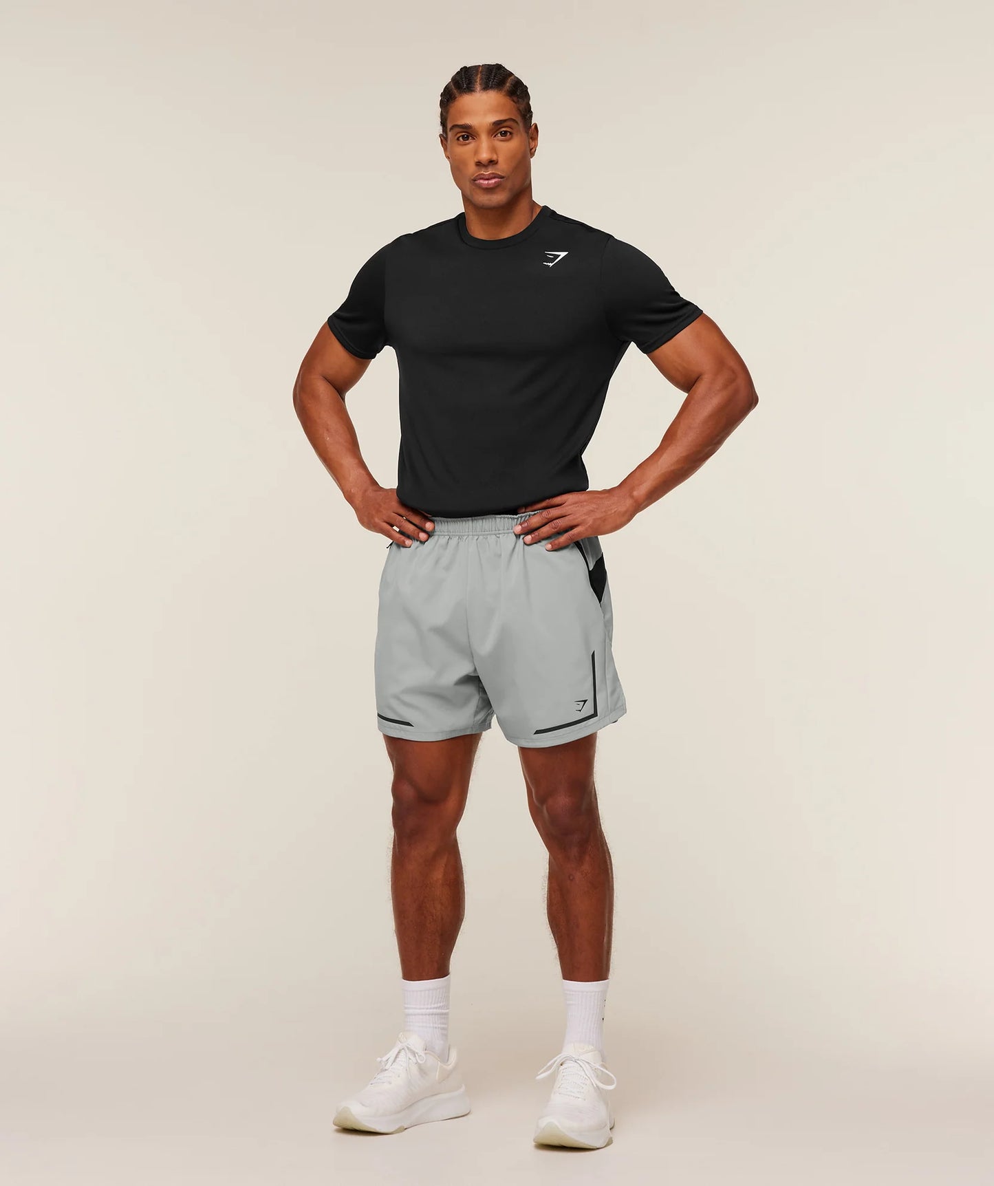 GYMSHARK Movement Sport 5 Shorts Grey — Gymshark | Authentic India