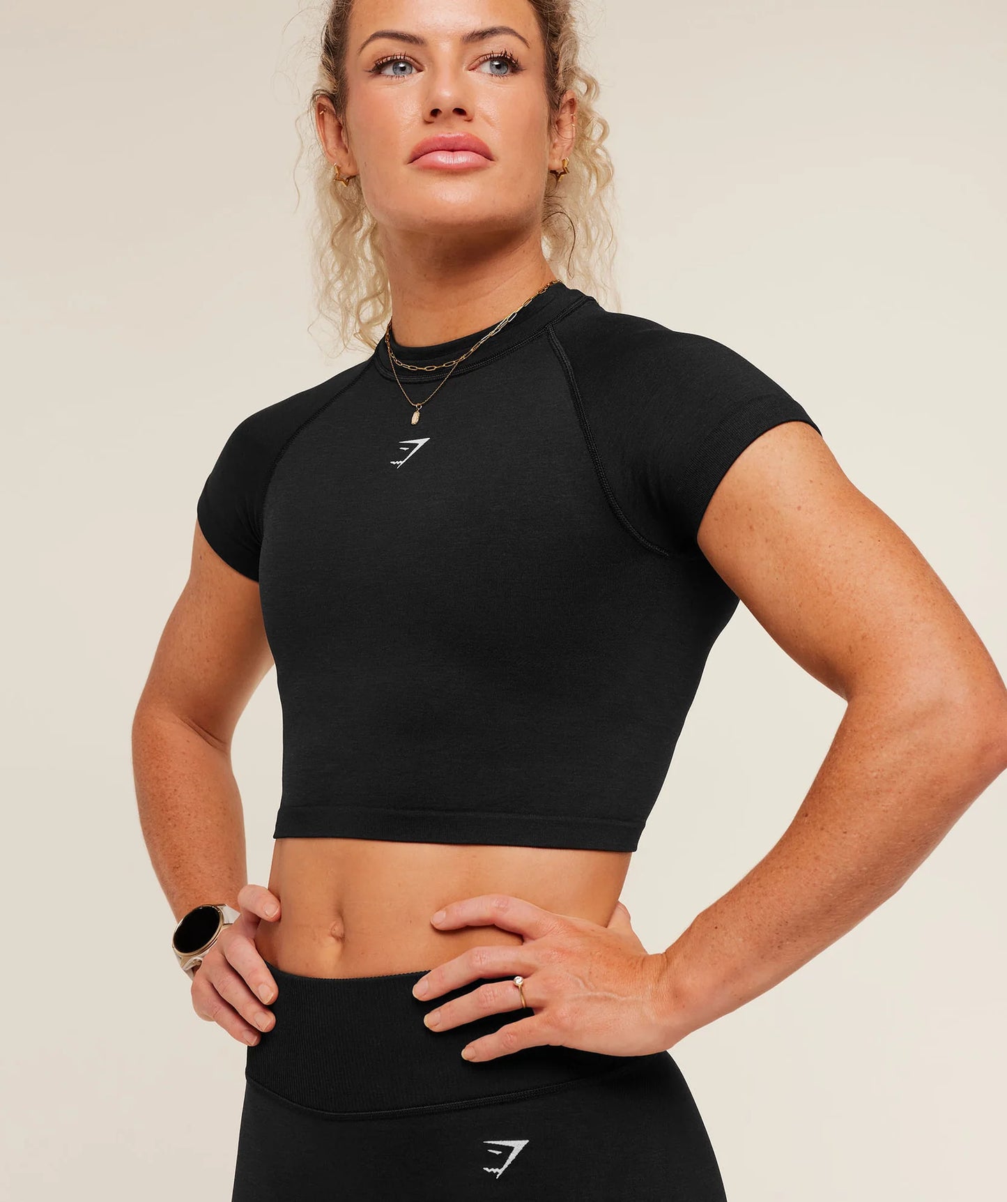 GYMSHARK Interval Seamless Short Sleeve Crop Top — Gymshark | Authentic India