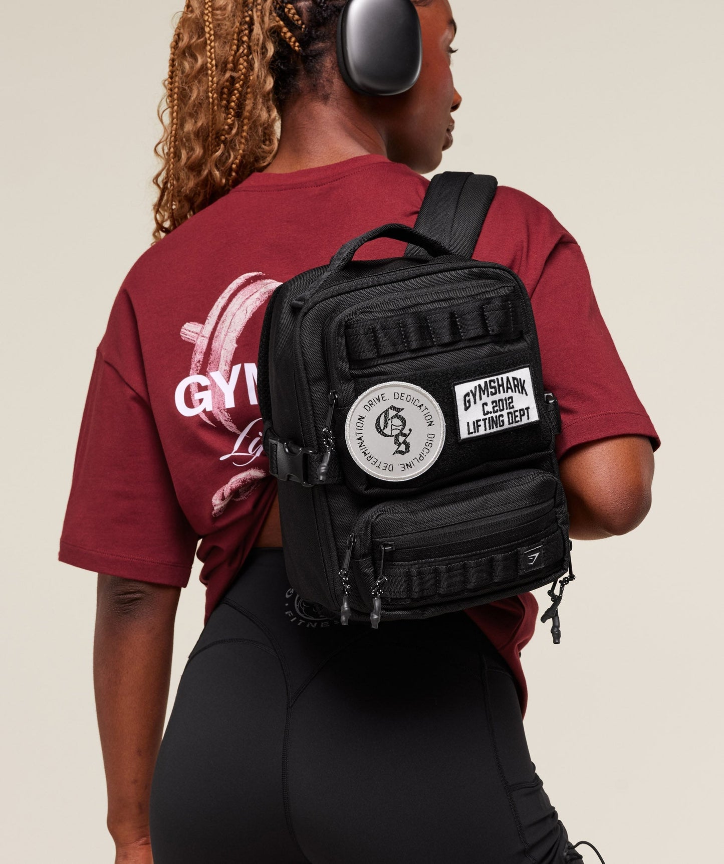Women's Gymshark Mini Tactical Backpack Black — Gymshark | Authentic India