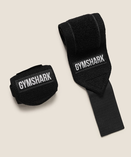 Gymshark Wrist Straps Black