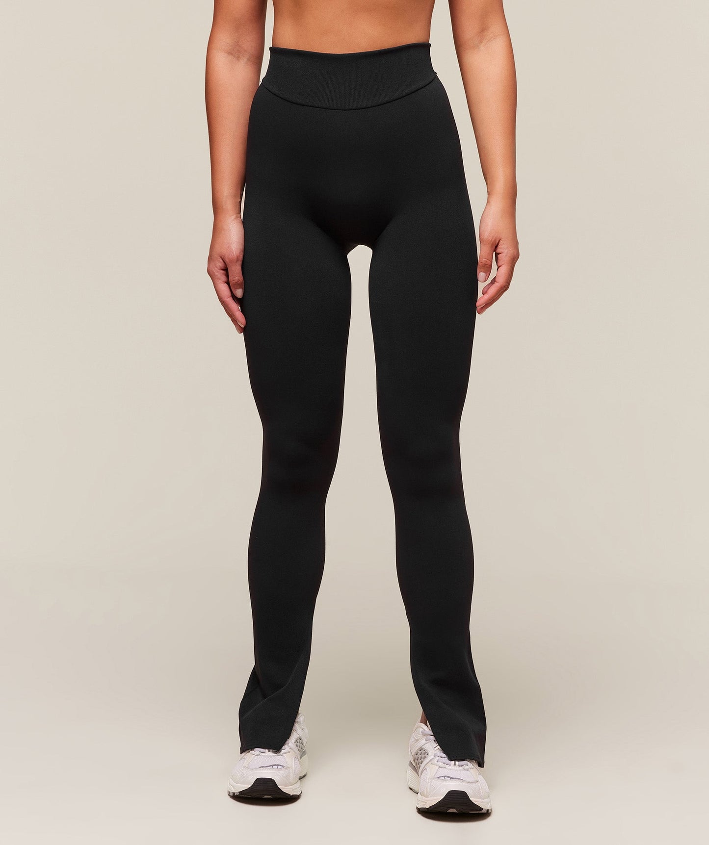 Women's Gymshark Everywear Warp Knit Flare Leggings Black — Gymshark | Authentic India